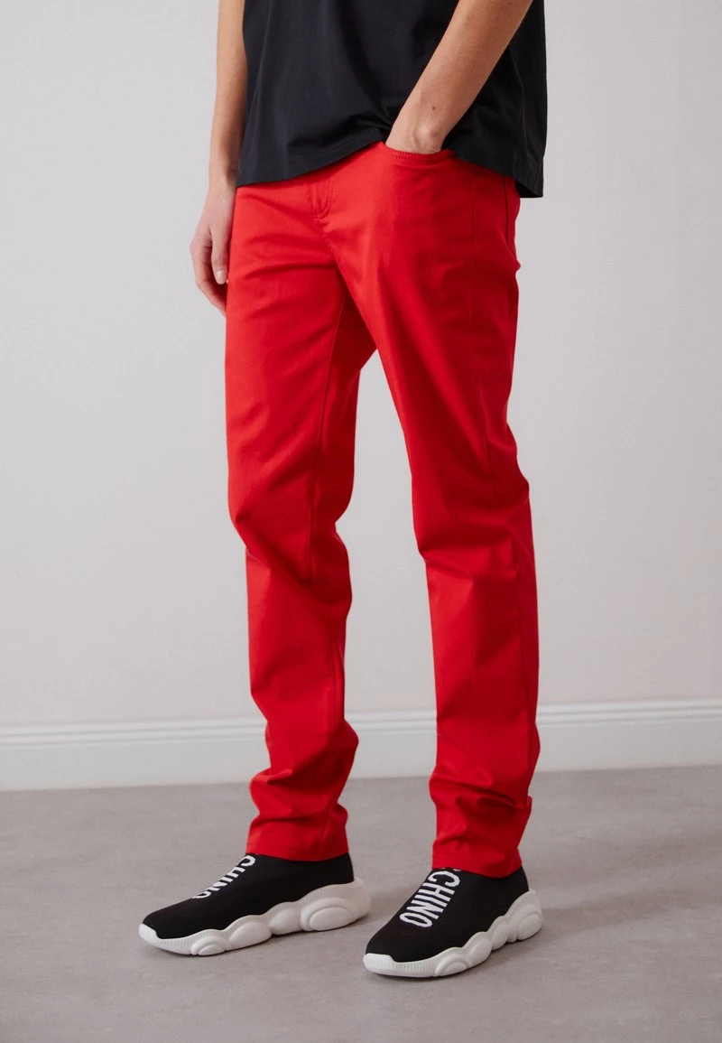 MOSCHINO TROUSERS - Stoffhose - Red