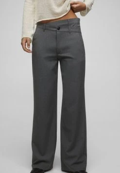 PULL & BEAR SMART TROUSERS WITH AN ASYMMETRIC - Stoffhose - Grey