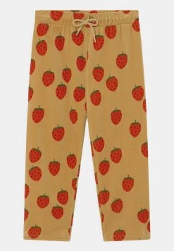Mini Rodini STRAWBERRIES TROUSERS UNISEX - Stoffhose - Beige