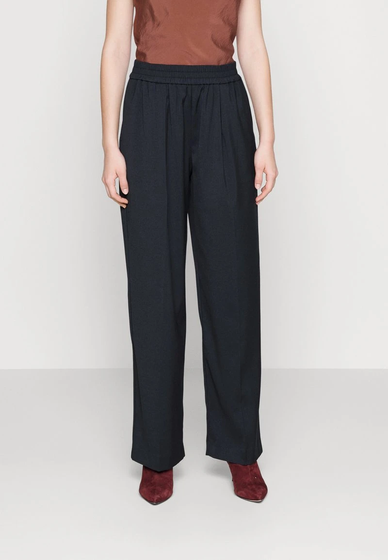 JULIA TROUSERS - Stoffhose - Caviar