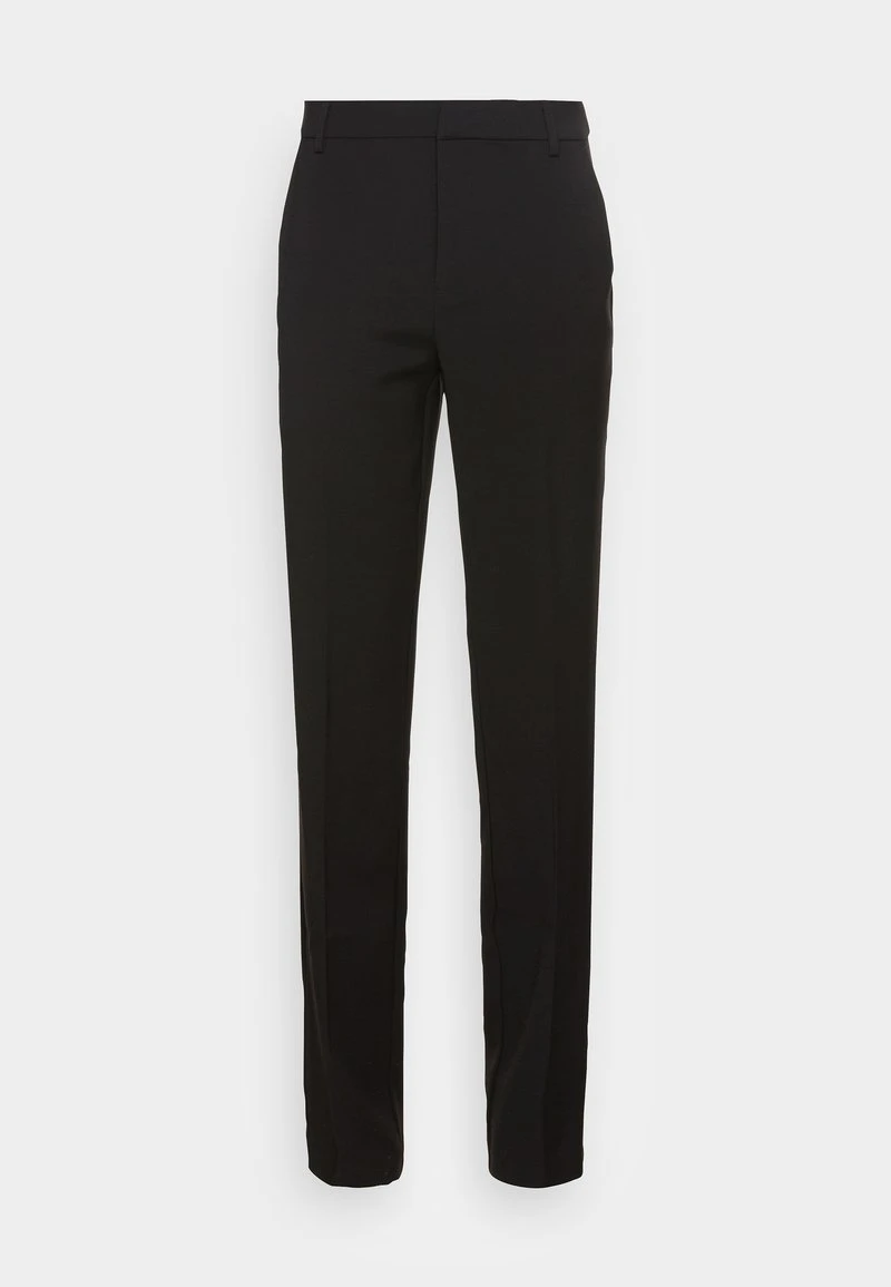 STRAIGHT TROUSERS - Stoffhose - Black