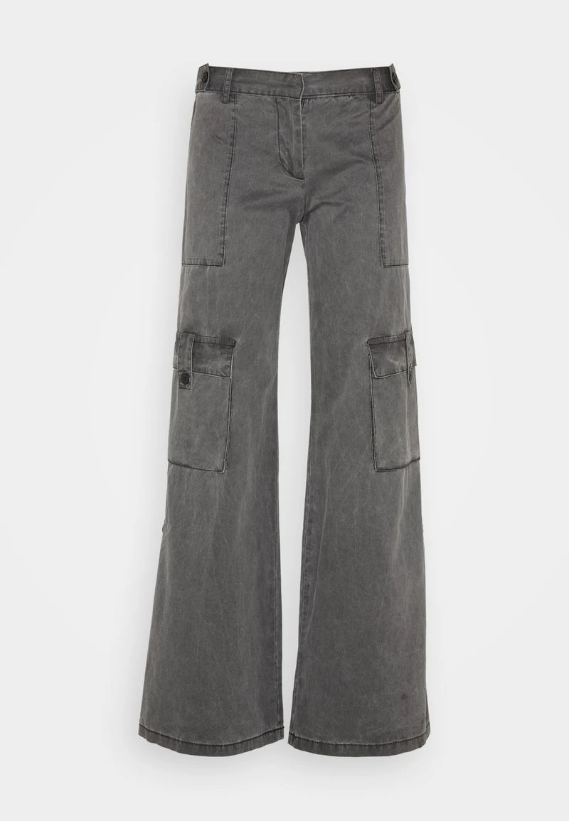 The Ragged Priest STOMPER TROUSERS - Cargohose - Washed Black – Bild 5