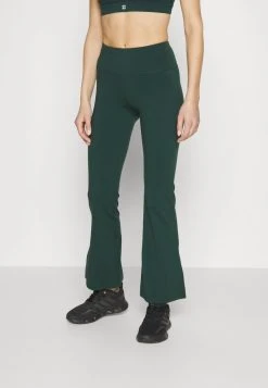 Sweaty Betty POWER KICK FLARE WORKOUT TROUSERS - Jogginghose - Trek Green
