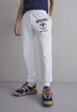 MOSCHINO TROUSERS - Jogginghose - Fantasy White