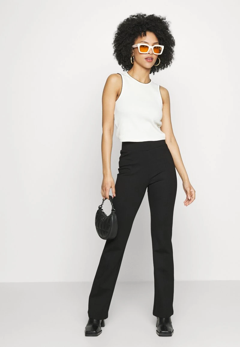 LUNA TROUSERS - Stoffhose - Black – Bild 4