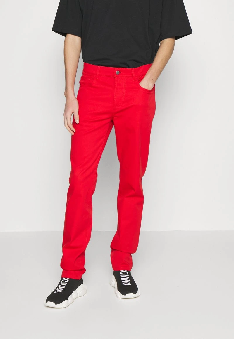 MOSCHINO TROUSERS - Stoffhose - Red – Bild 4