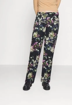 Scotch & Soda GIA WIDE LEG TROUSERS - Stoffhose - Aster Black