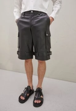 MOSCHINO TROUSERS - Shorts - Black