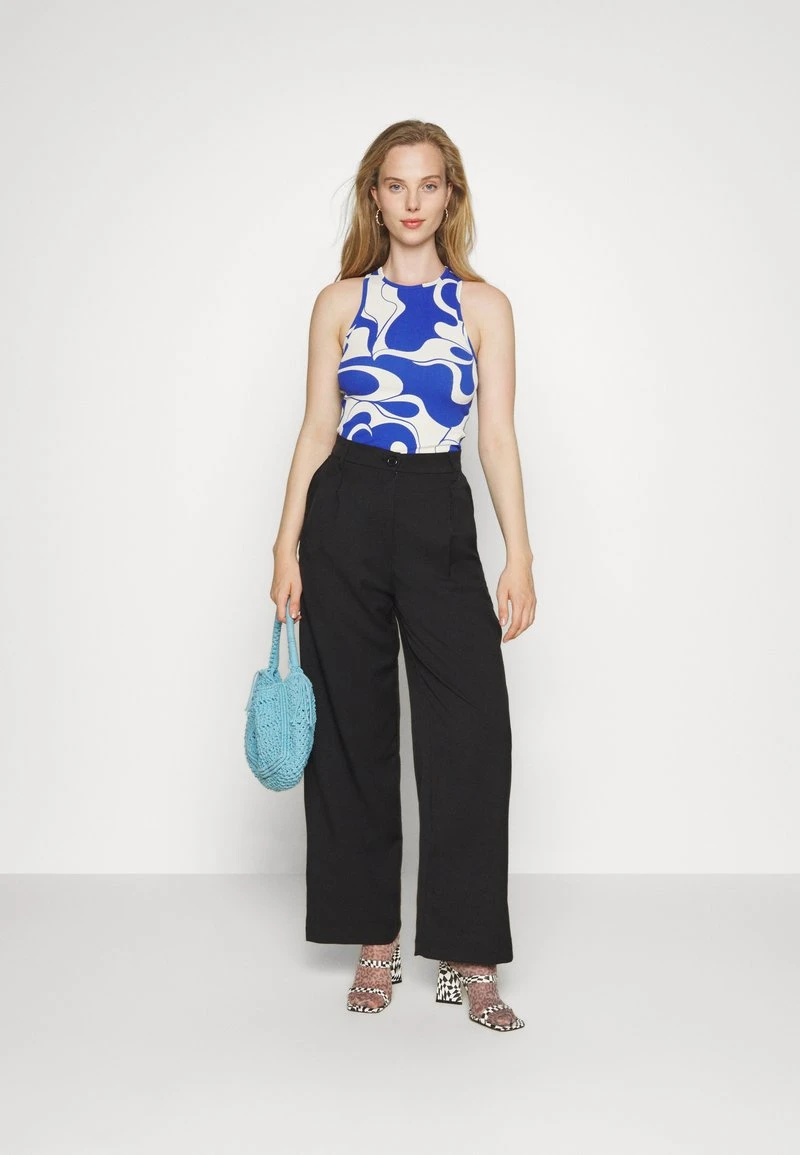 Monki GINNY TROUSERS - Stoffhose - Black Dark – Bild 2