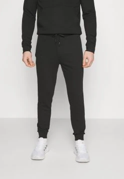 4F TROUSERS - Jogginghose - Deep Black
