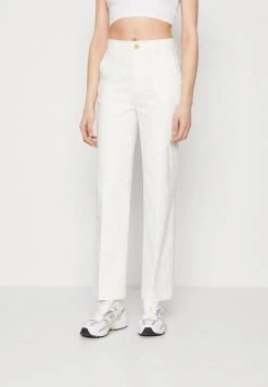 Scotch & Soda EDIE HIGH RISE WIDE LEG SUMMER TROUSERS - Stoffhose - Off White