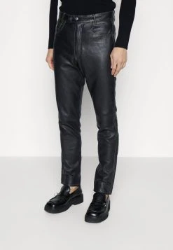 Filling Pieces TROUSERS UNISEX - Lederhose - Black