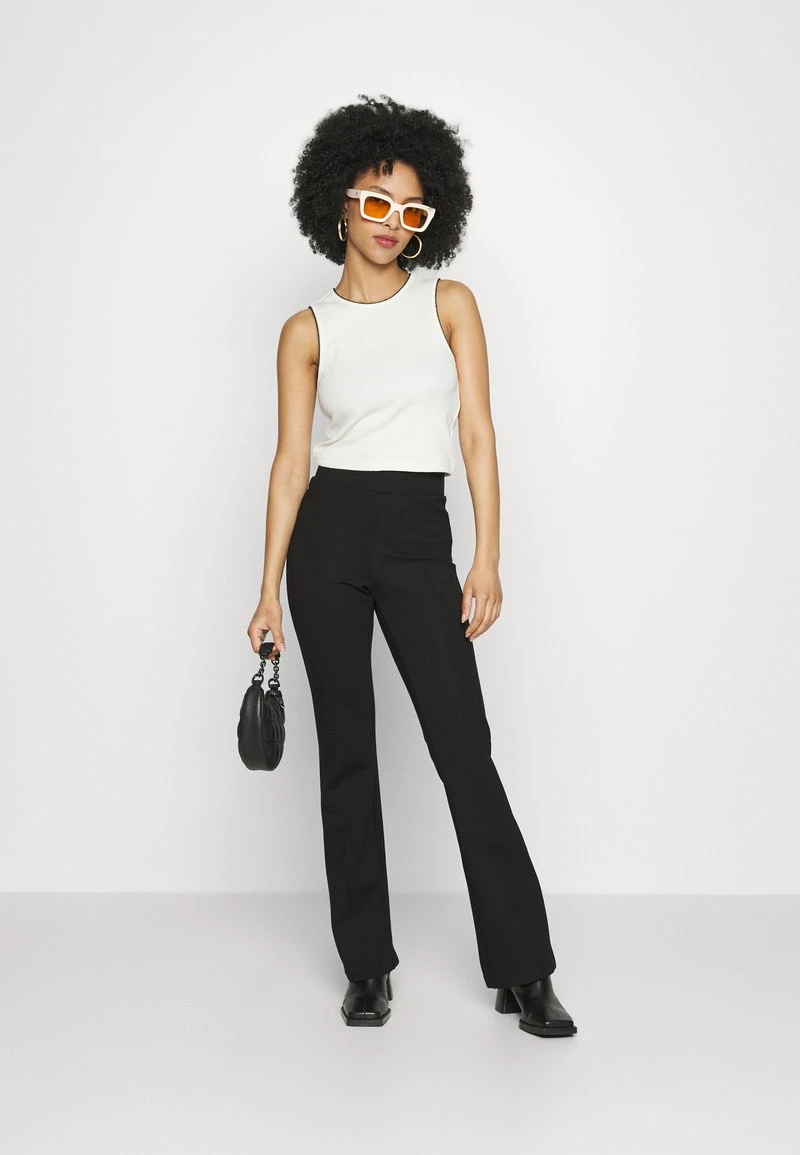 LUNA TROUSERS - Stoffhose - Black – Bild 2