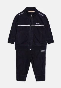 BOSS Kidswear CARDIGAN TROUSERS SET - Trainingsjacke - Navy
