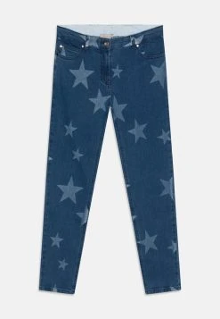 Stella McCartney Kids TROUSERS PRINTED STARS GIRL - Jeans Slim Fit - Blue/white