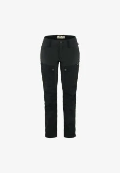 Fjällräven KEB TROUSERS CURVED W REG - Skihosen - Black