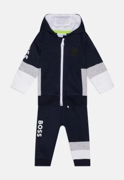 BOSS Kidswear CARDIGAN TROUSERS SET - Trainingsanzug - Navy